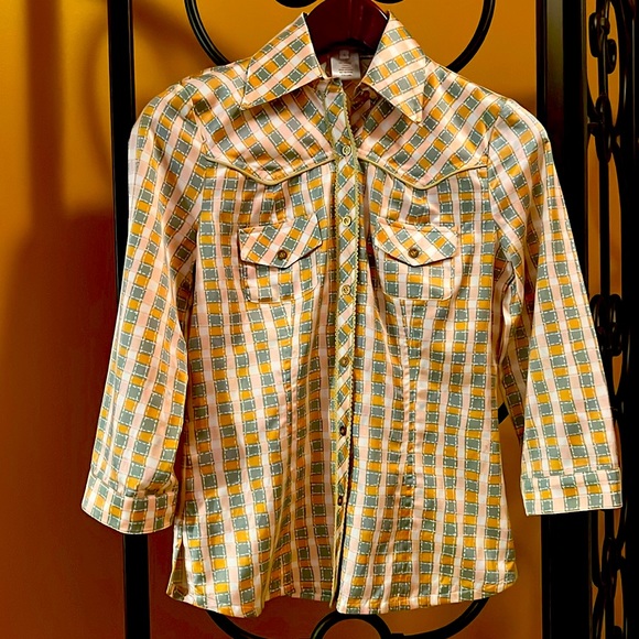 LaROK Western Silk Top - Picture 1 of 12